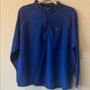 Under Armour Royal Blue Half-Zip‎ Top